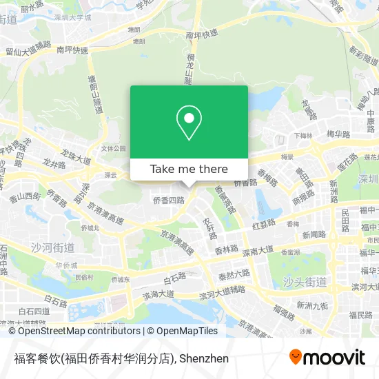福客餐饮(福田侨香村华润分店) map