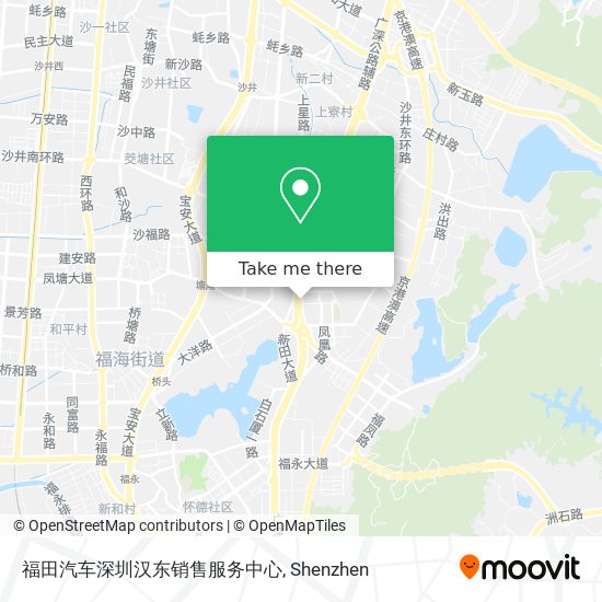 福田汽车深圳汉东销售服务中心 map