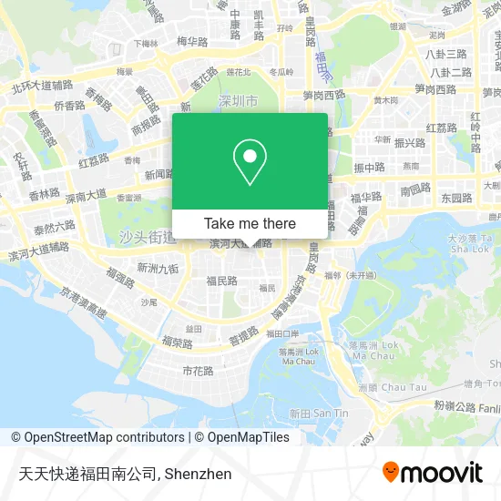 天天快递福田南公司 map