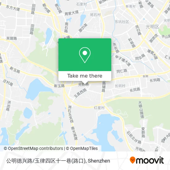 公明德兴路/玉律四区十一巷(路口) map
