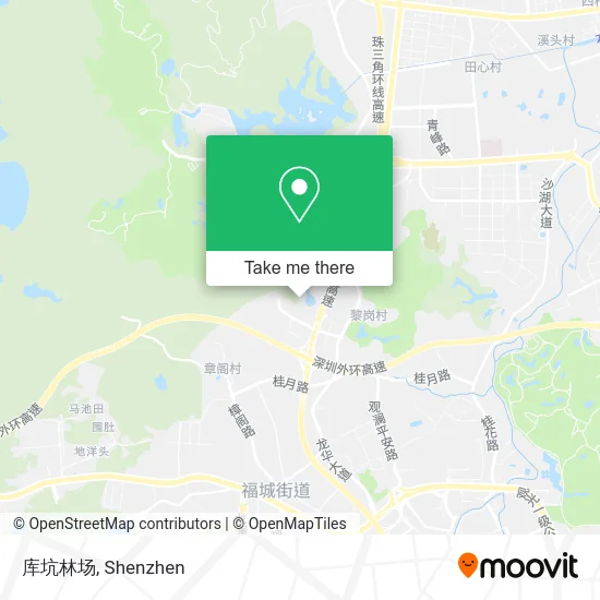 库坑林场 map