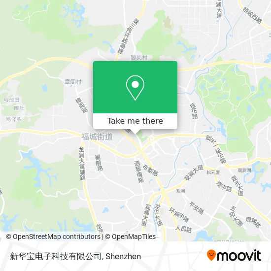 新华宝电子科技有限公司 map