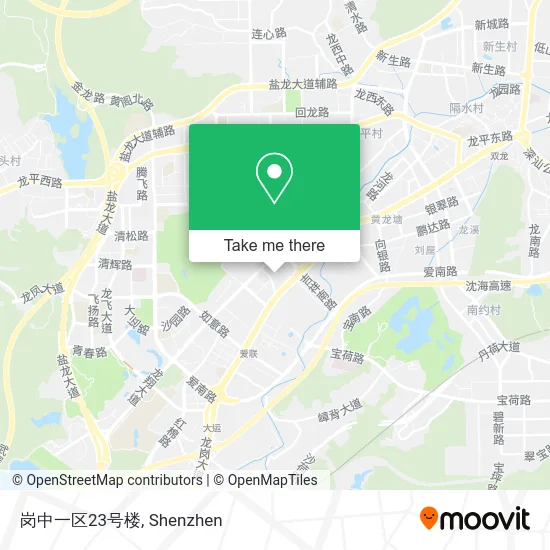 岗中一区23号楼 map