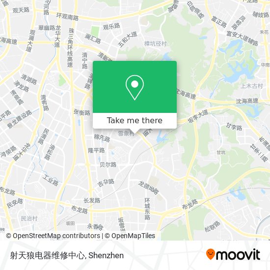 射天狼电器维修中心 map