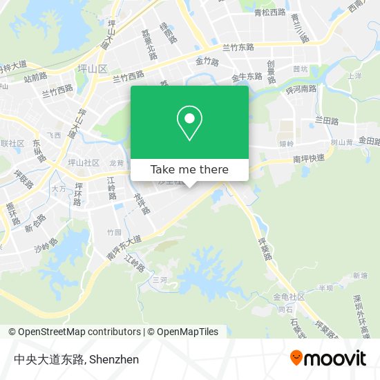 中央大道东路 map