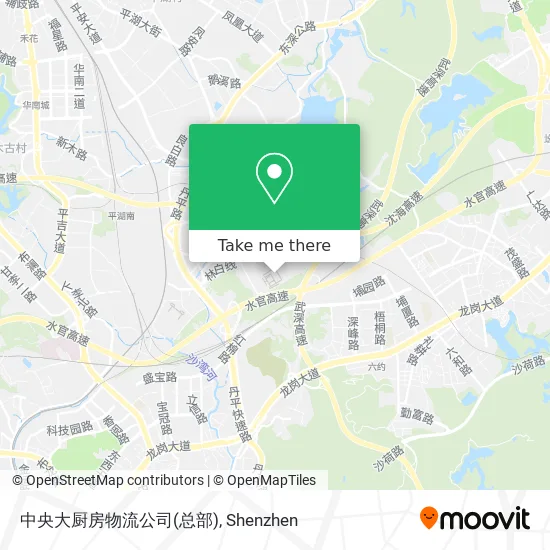 中央大厨房物流公司(总部) map
