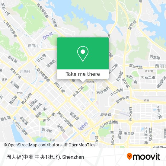 周大福(中洲·中央1街北) map