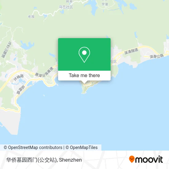 华侨墓园西门(公交站) map