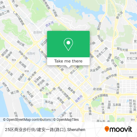 25区商业步行街/建安一路(路口) map