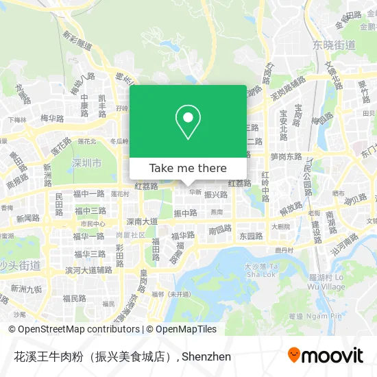 花溪王牛肉粉（振兴美食城店） map