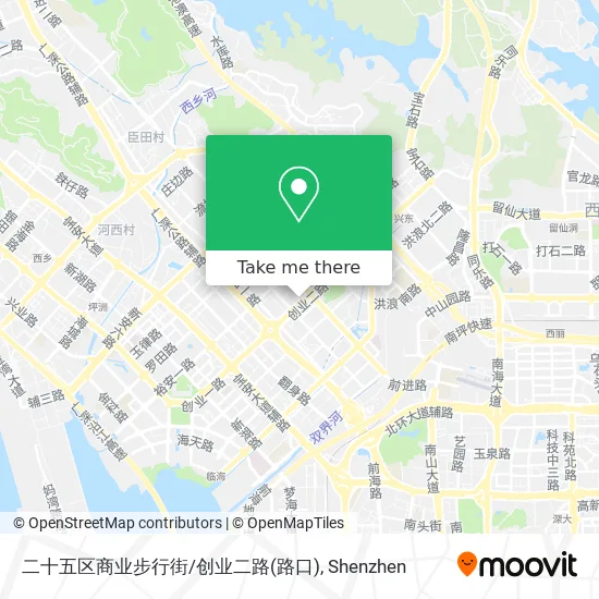 二十五区商业步行街/创业二路(路口) map