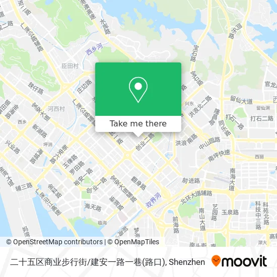 二十五区商业步行街/建安一路一巷(路口) map