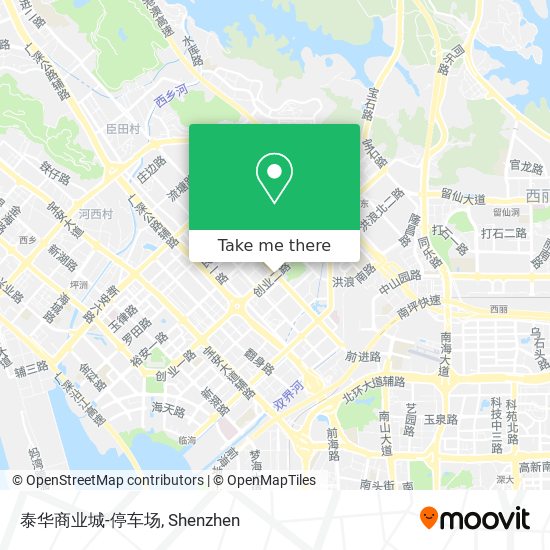 泰华商业城-停车场 map