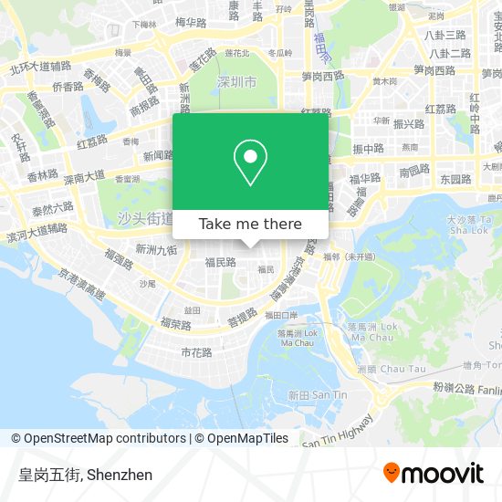 皇岗五街 map