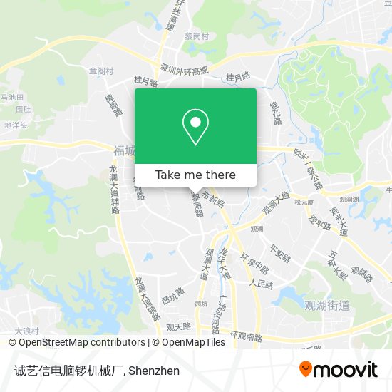 诚艺信电脑锣机械厂 map