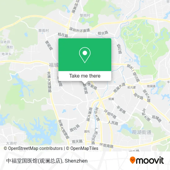 中福堂国医馆(观澜总店) map