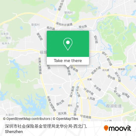 深圳市社会保险基金管理局龙华分局-西北门 map