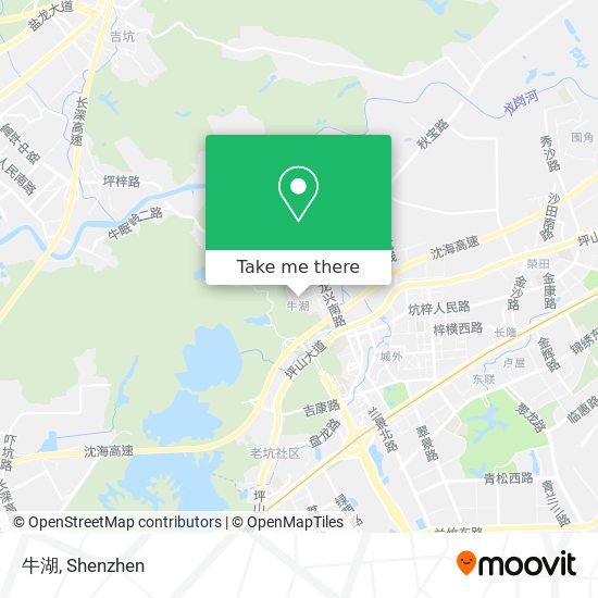 牛湖 map