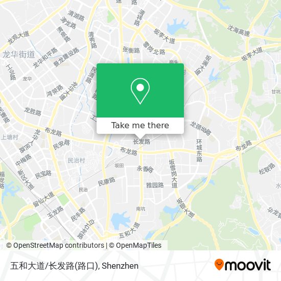 五和大道/长发路(路口) map
