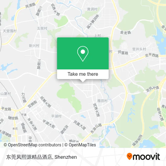 东莞凤熙源精品酒店 map