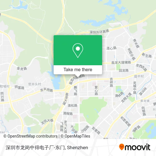 深圳市龙岗中得电子厂-东门 map