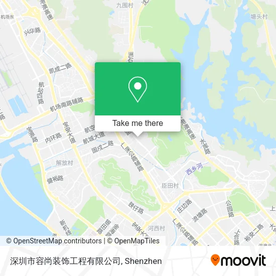 深圳市容尚装饰工程有限公司 map