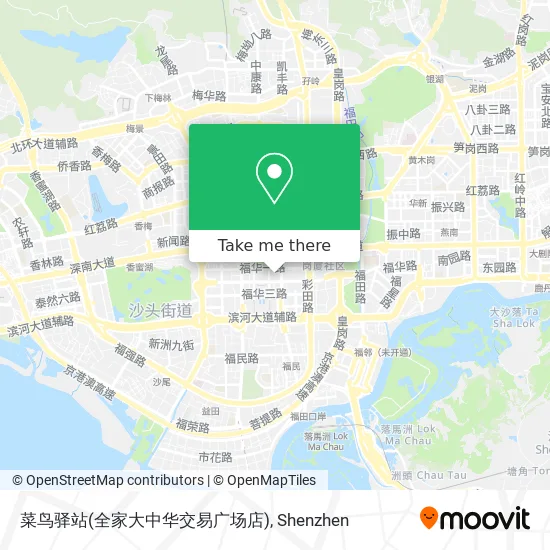 菜鸟驿站(全家大中华交易广场店) map