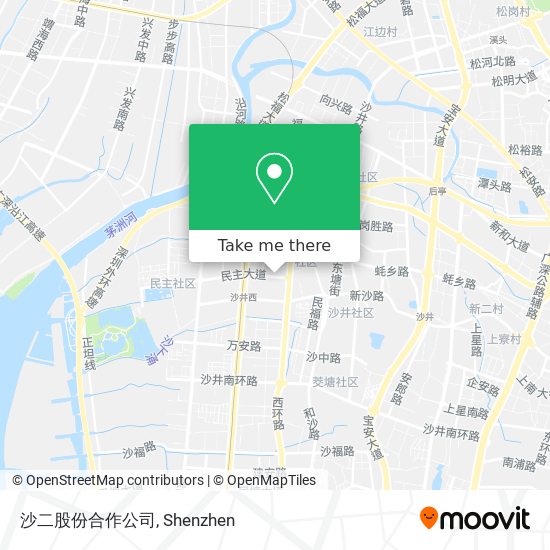 沙二股份合作公司 map