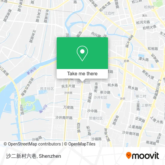 沙二新村六巷 map
