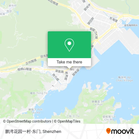 鹏湾花园一村-东门 map