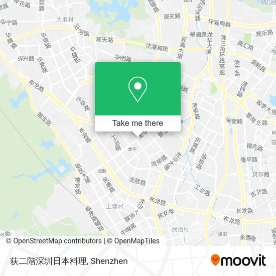 荻二階深圳日本料理 map