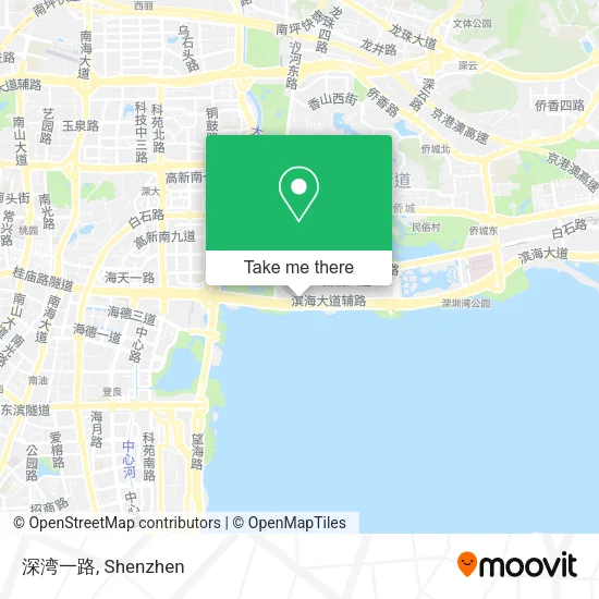 深湾一路 map