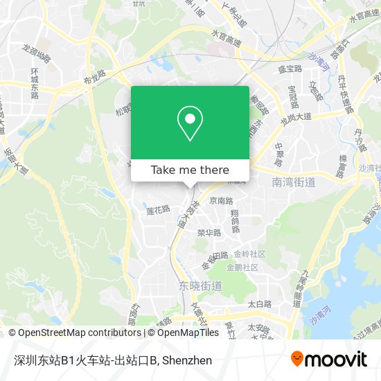 深圳东站B1火车站-出站口B map