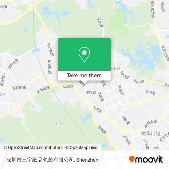 深圳市三宇纸品包装有限公司 map