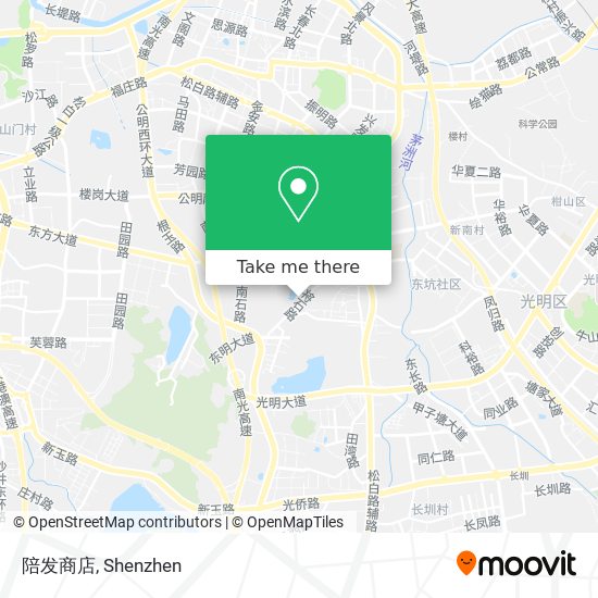 陪发商店 map