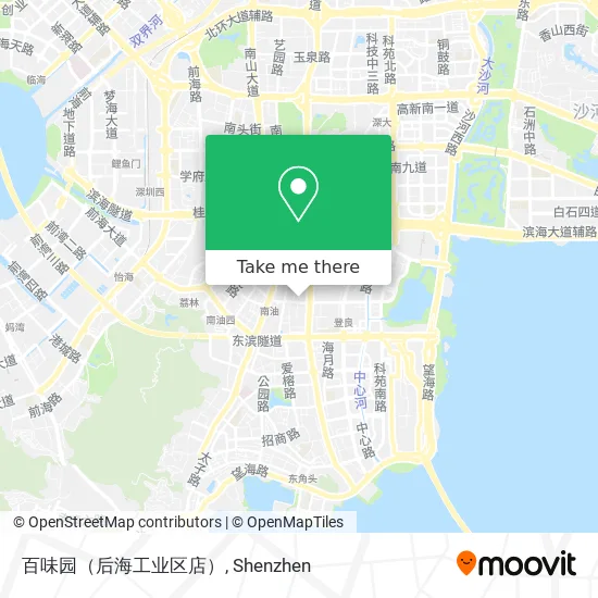 百味园（后海工业区店） map