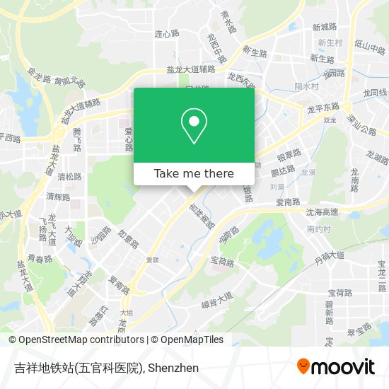 吉祥地铁站(五官科医院) map