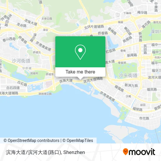 滨海大道/滨河大道(路口) map