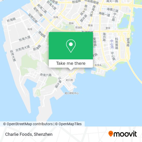 Charlie Foods map