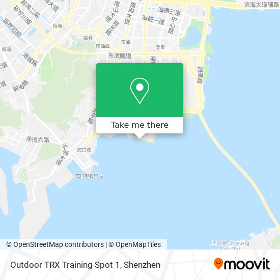 Outdoor TRX Training Spot 1 map