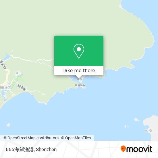 666海鲜渔港 map