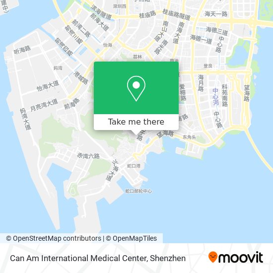 Can Am International Medical Center map