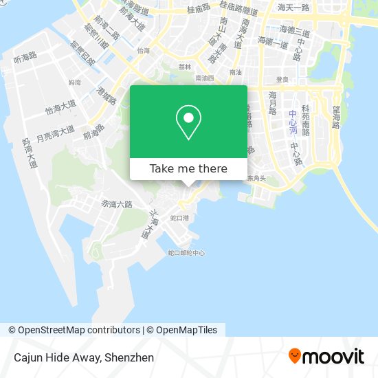 Cajun Hide Away map