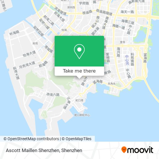 Ascott Maillen Shenzhen map