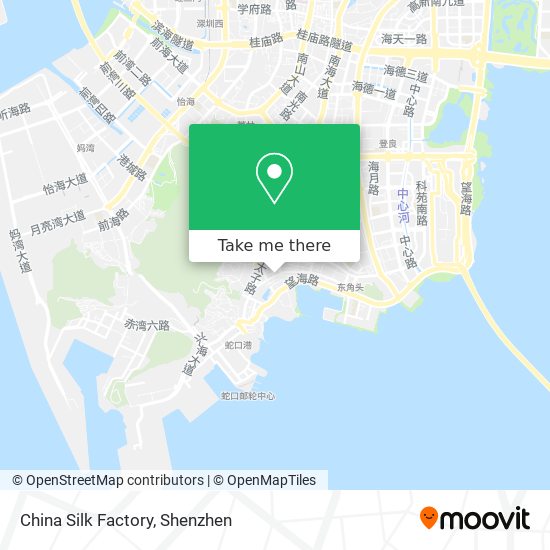 China Silk Factory map