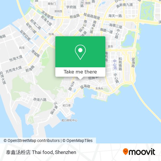 泰鑫汤粉店 Thai food map