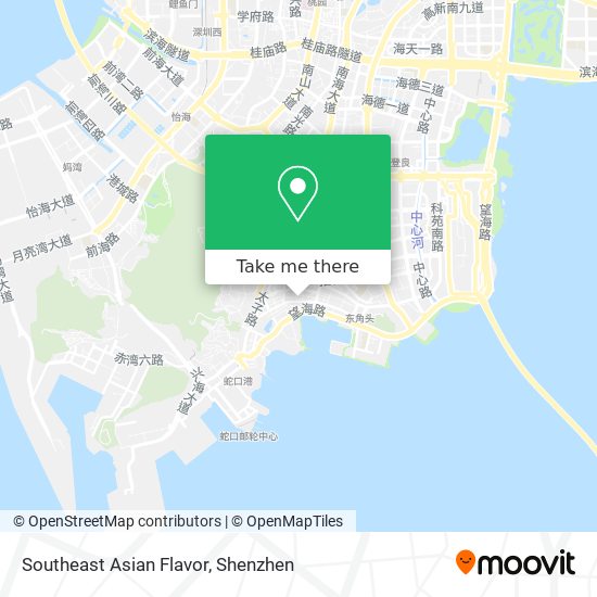 Southeast Asian Flavor map