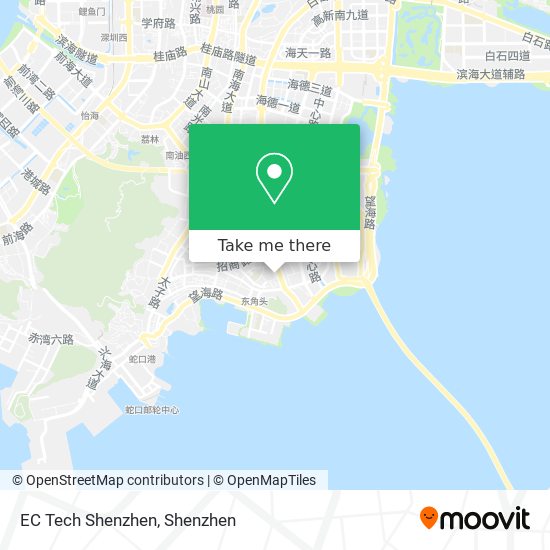 EC Tech Shenzhen map