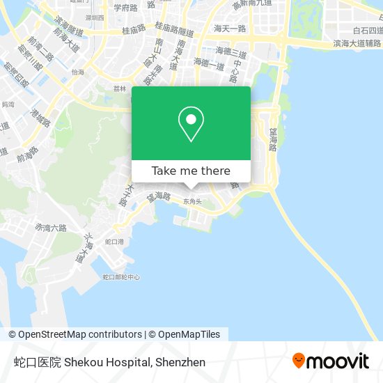 蛇口医院 Shekou Hospital map