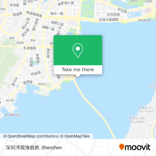 深圳湾观海栈桥 map